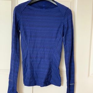 Lululemon Rulu fabric fitted top